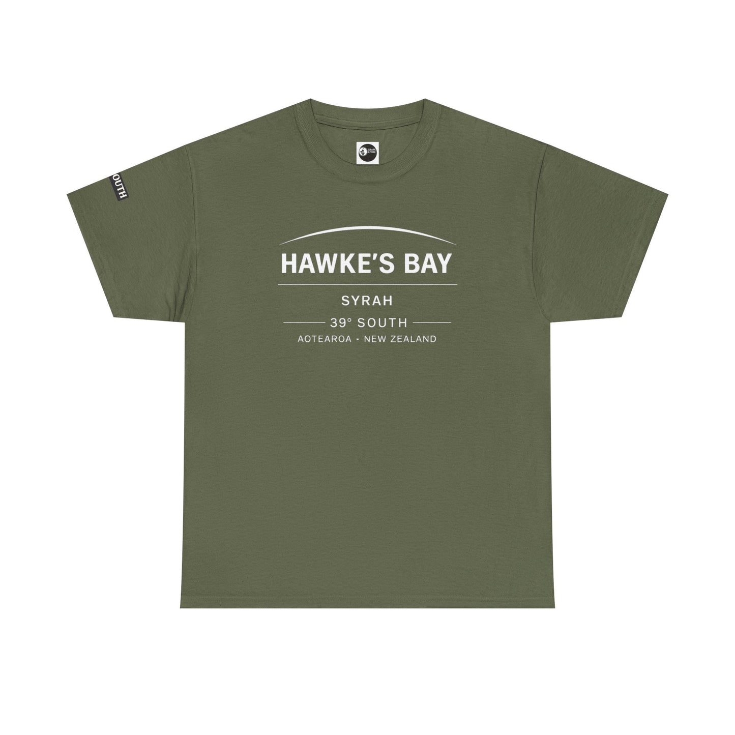"Hawke’s Bay Syrah – 39° South" Wine Region Tee