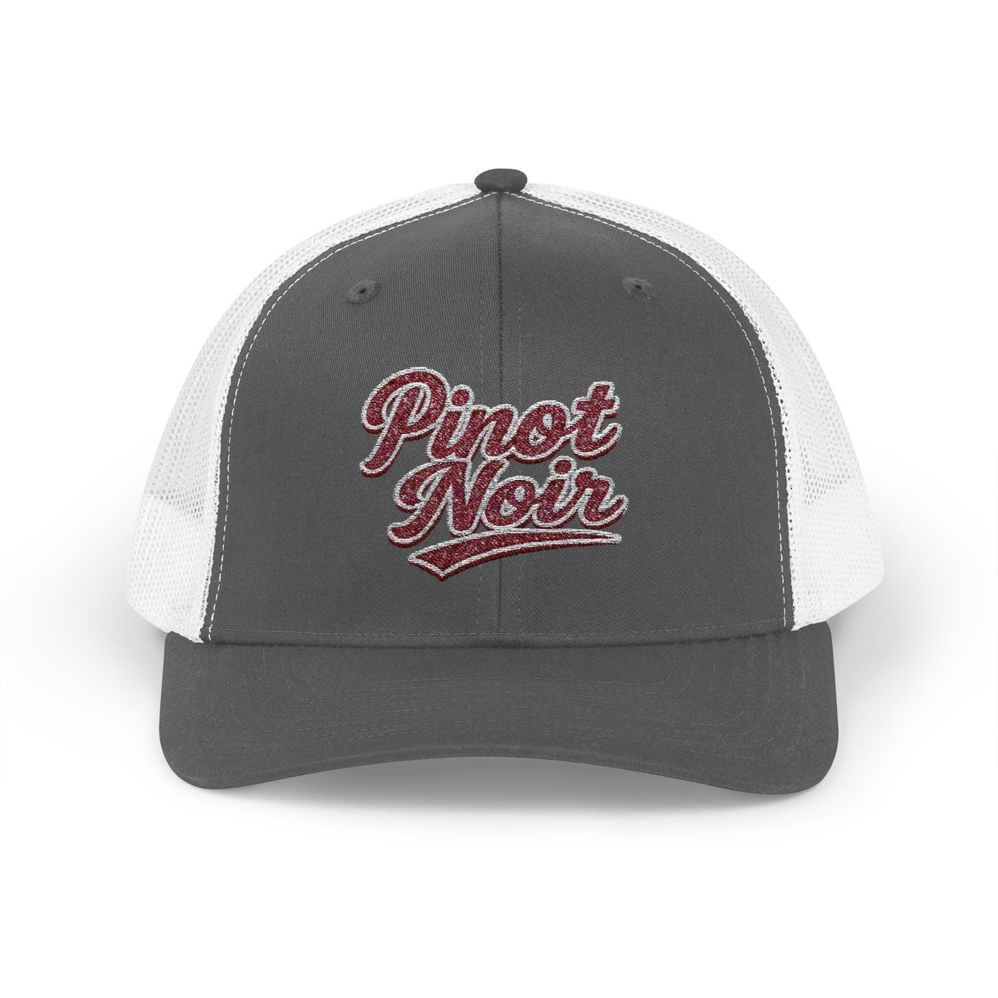 Pinot Noir Embroidered Trucker Hat, Wine Lover Gift
