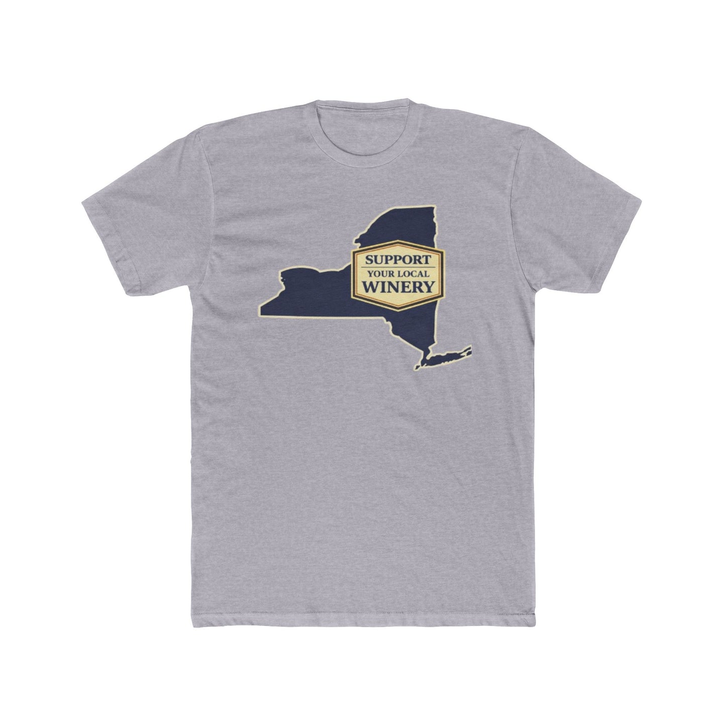"Support Your Local Winery New York Shirt", New York State Wine Lover T-Shirt
