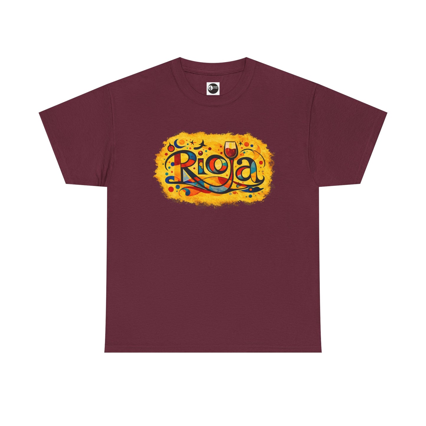 "Rioja" Gold Script Wine T-Shirt