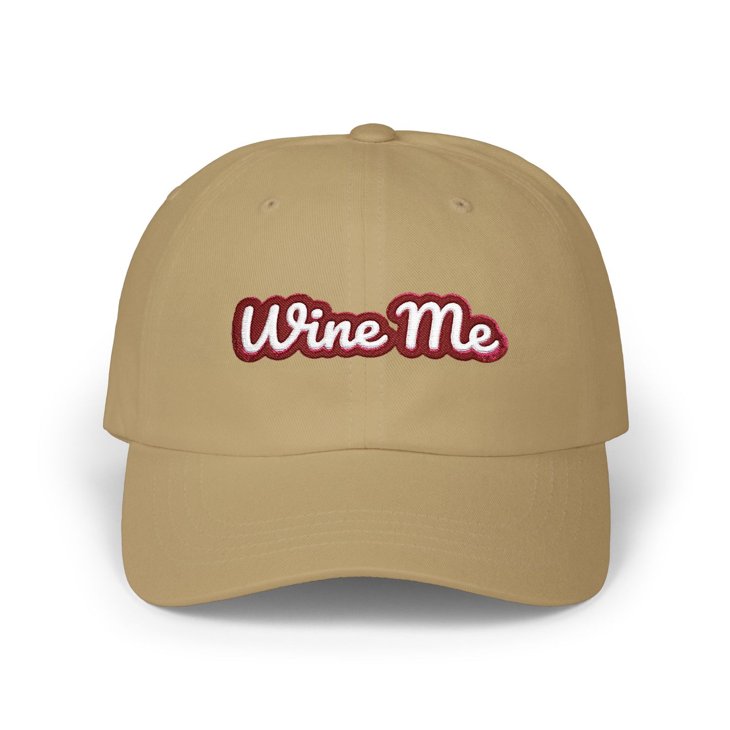 "Wine Me" Embroidered Dad Hat