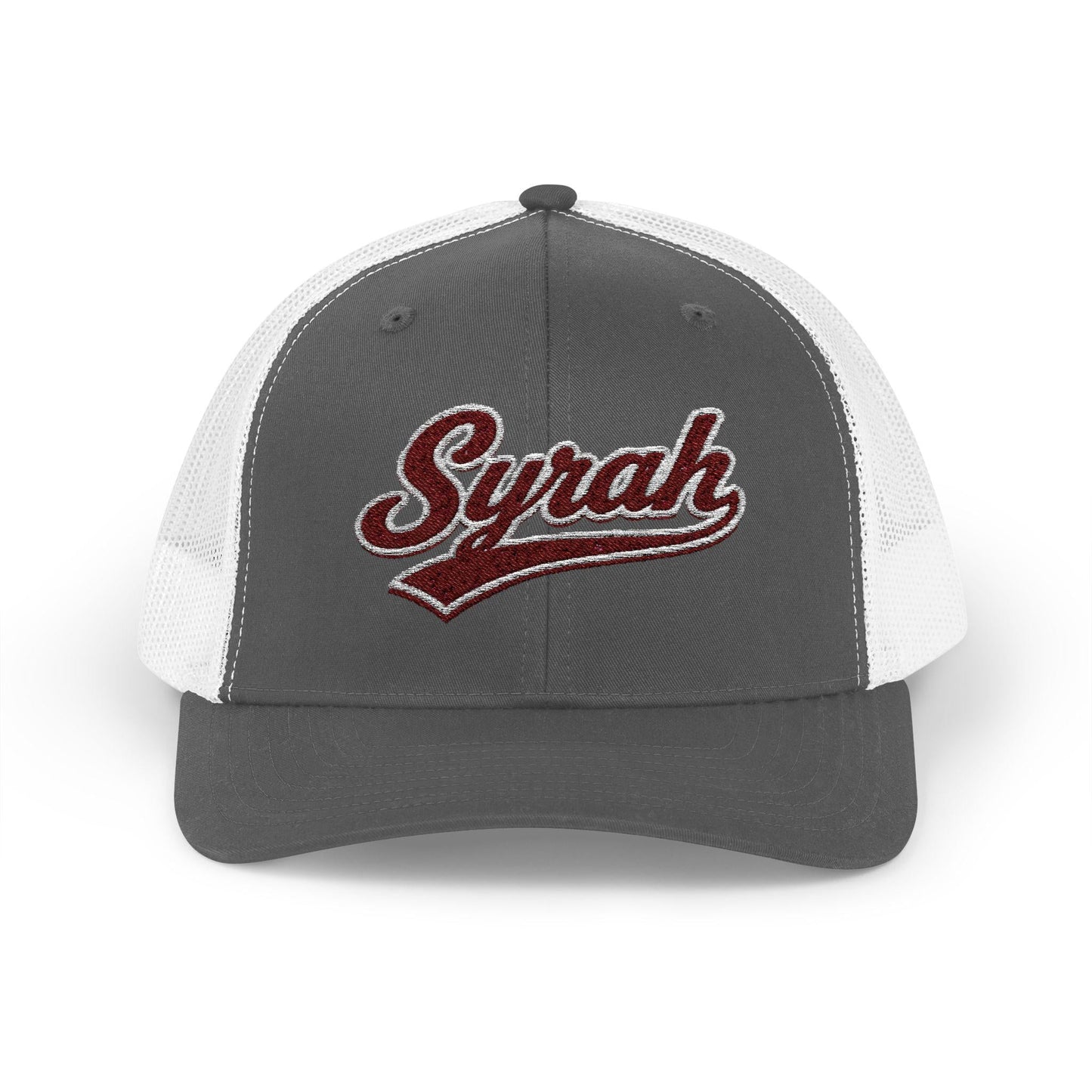 Syrah Embroidered Trucker Hat, Wine Lover Gift