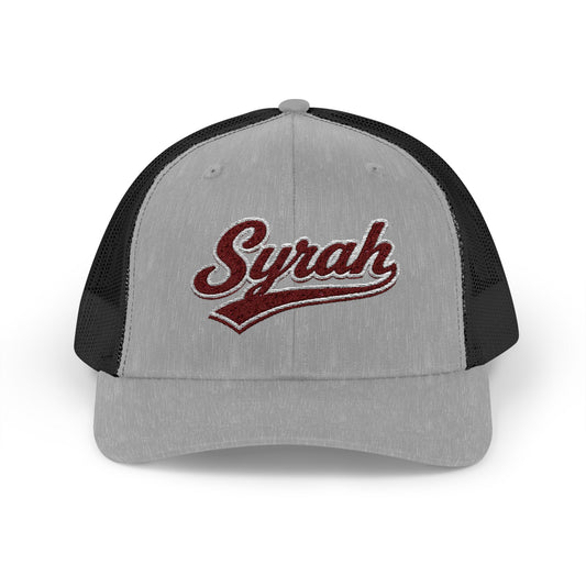 "Syrah" Embroidered Trucker Hat