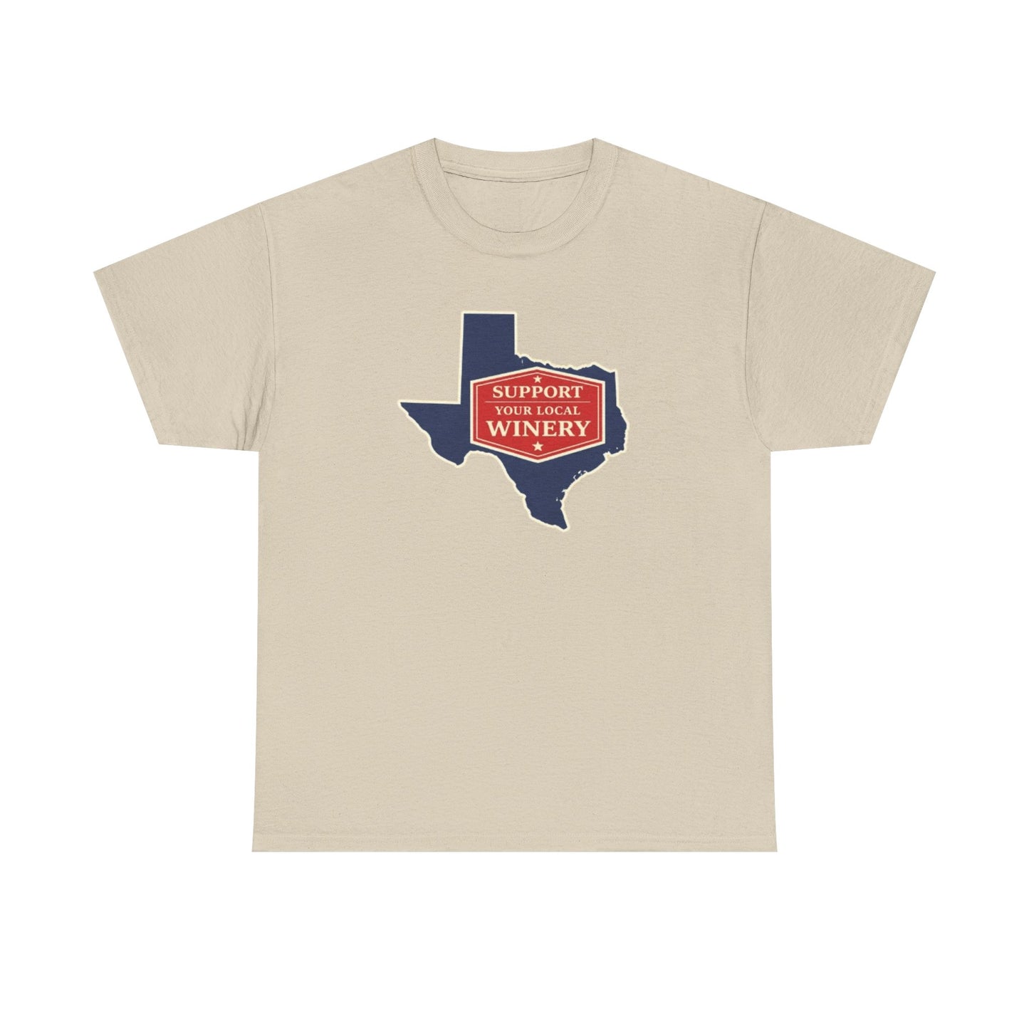 "Support Your Local Winery" Texas Wine Lover T-Shirt