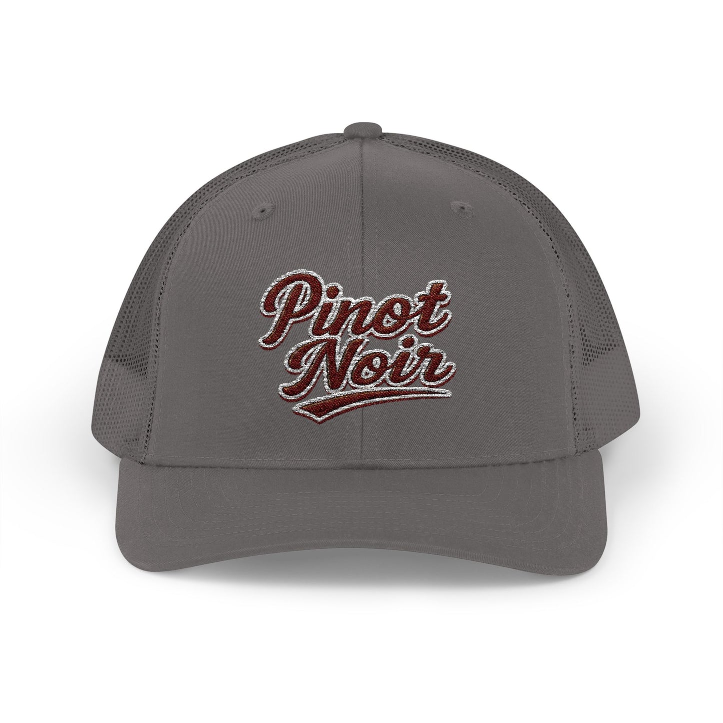 "Pinot Noir" Embroidered Trucker Cap