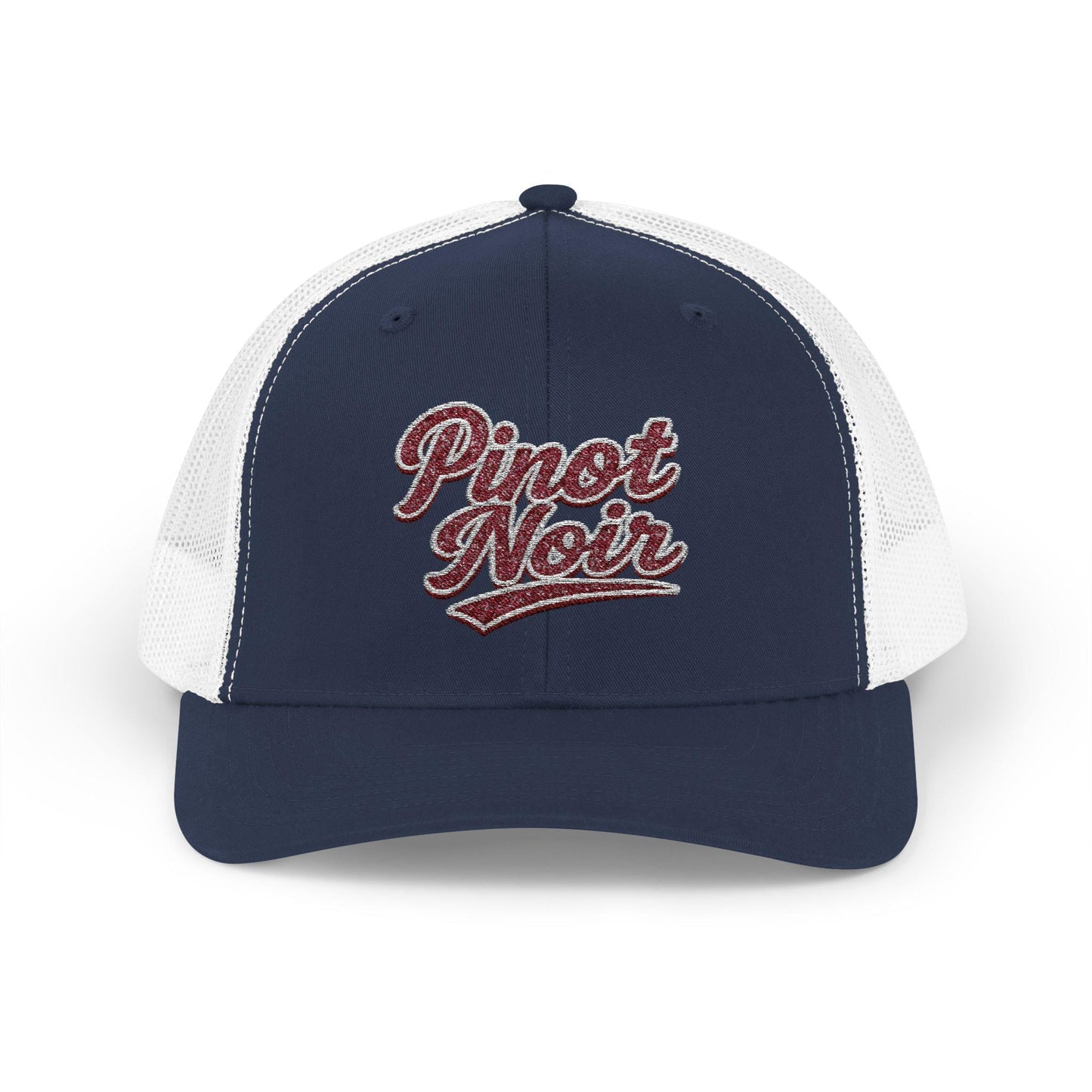 Pinot Noir Embroidered Trucker Hat, Wine Lover Gift