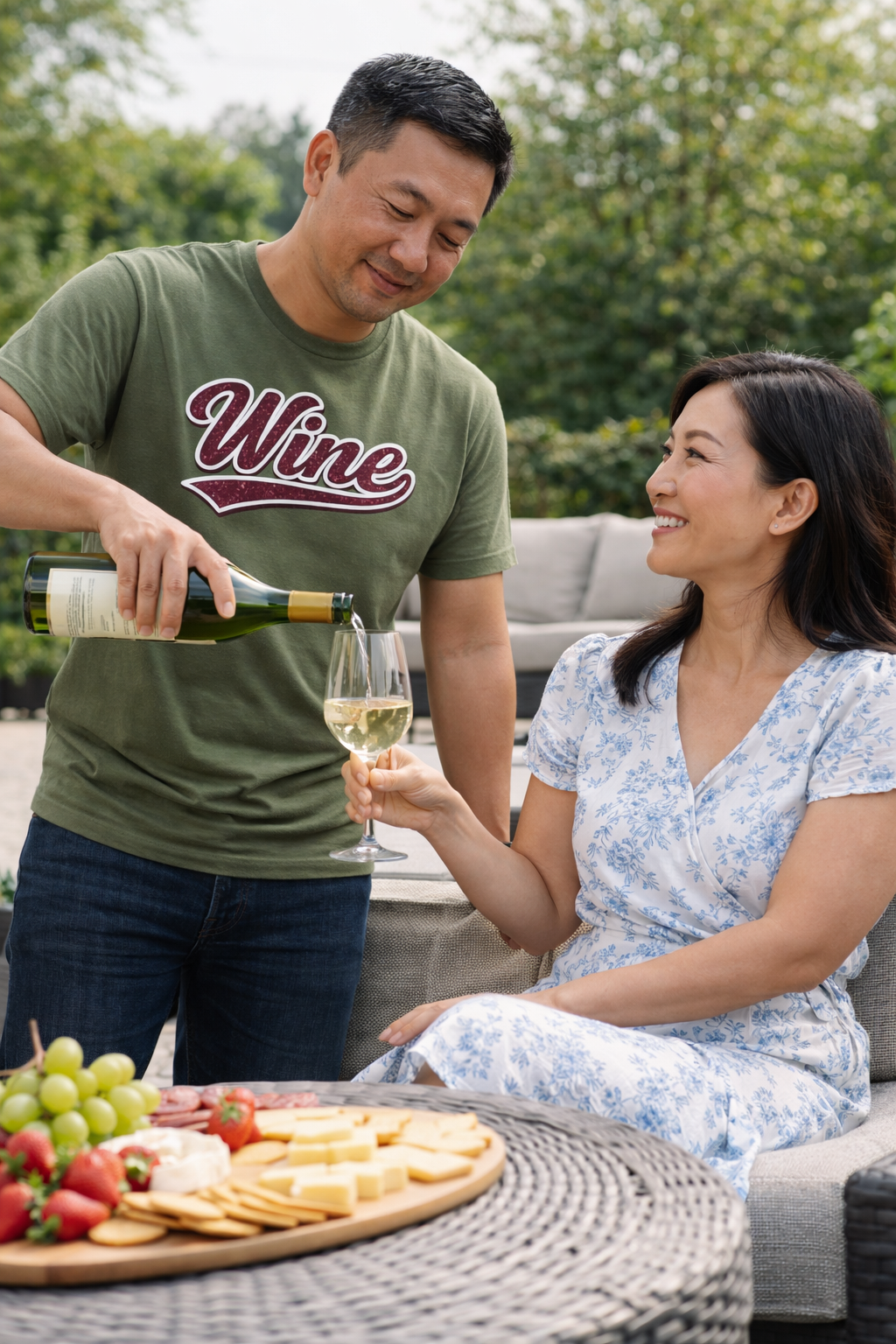 "Wine" Script T-Shirt