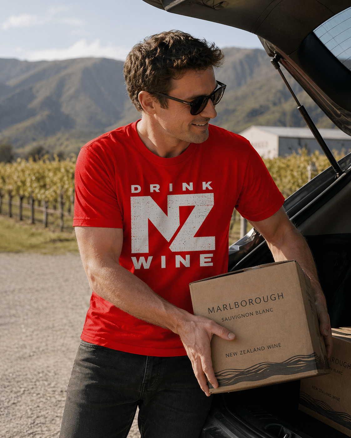 "Drink New Zealand Wine" T-Shirt
