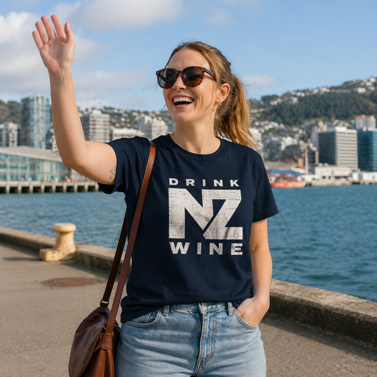 "Drink New Zealand Wine" T-Shirt