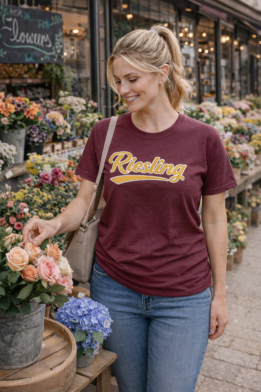 "Riesling" Script T-Shirt