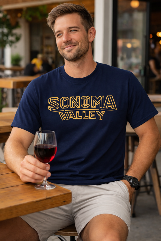 "Sonoma Valley" Geometric T-Shirt