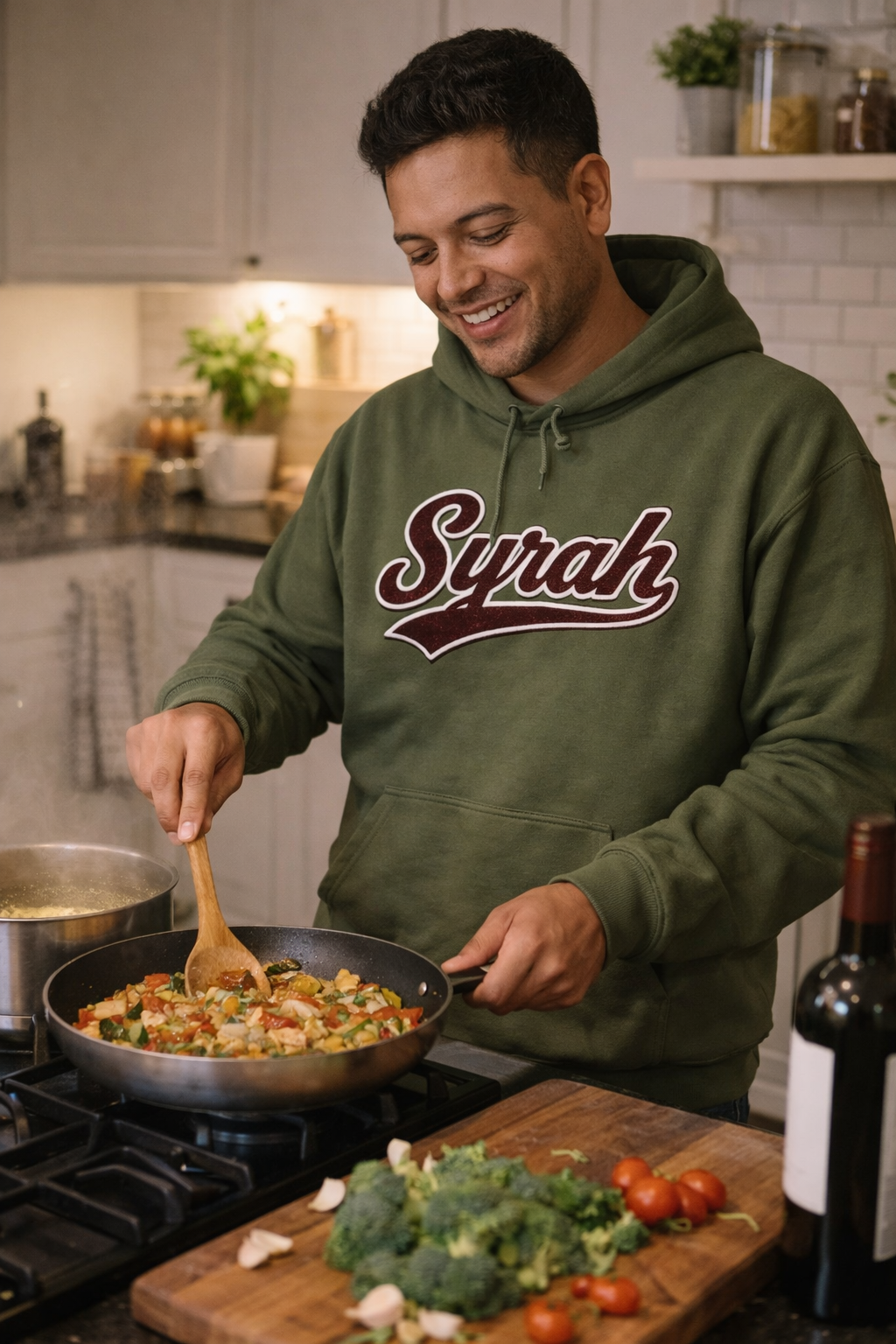 "Syrah" Script Hoodie