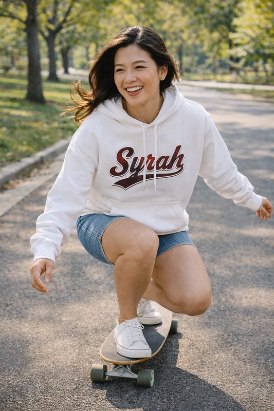 "Syrah" Script Hoodie