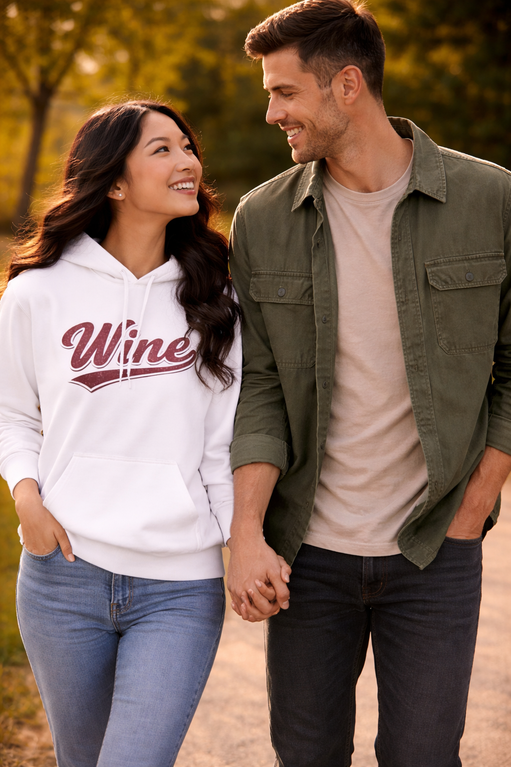 "Wine" Script Hoodie