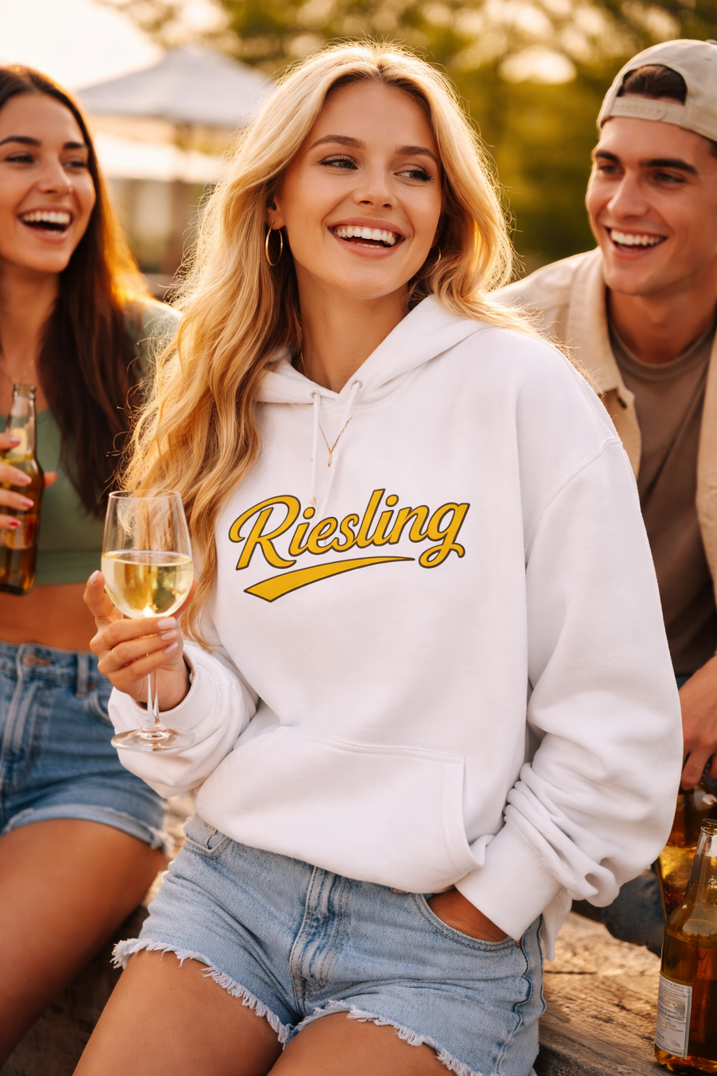 "Riesling" Script Hoodie