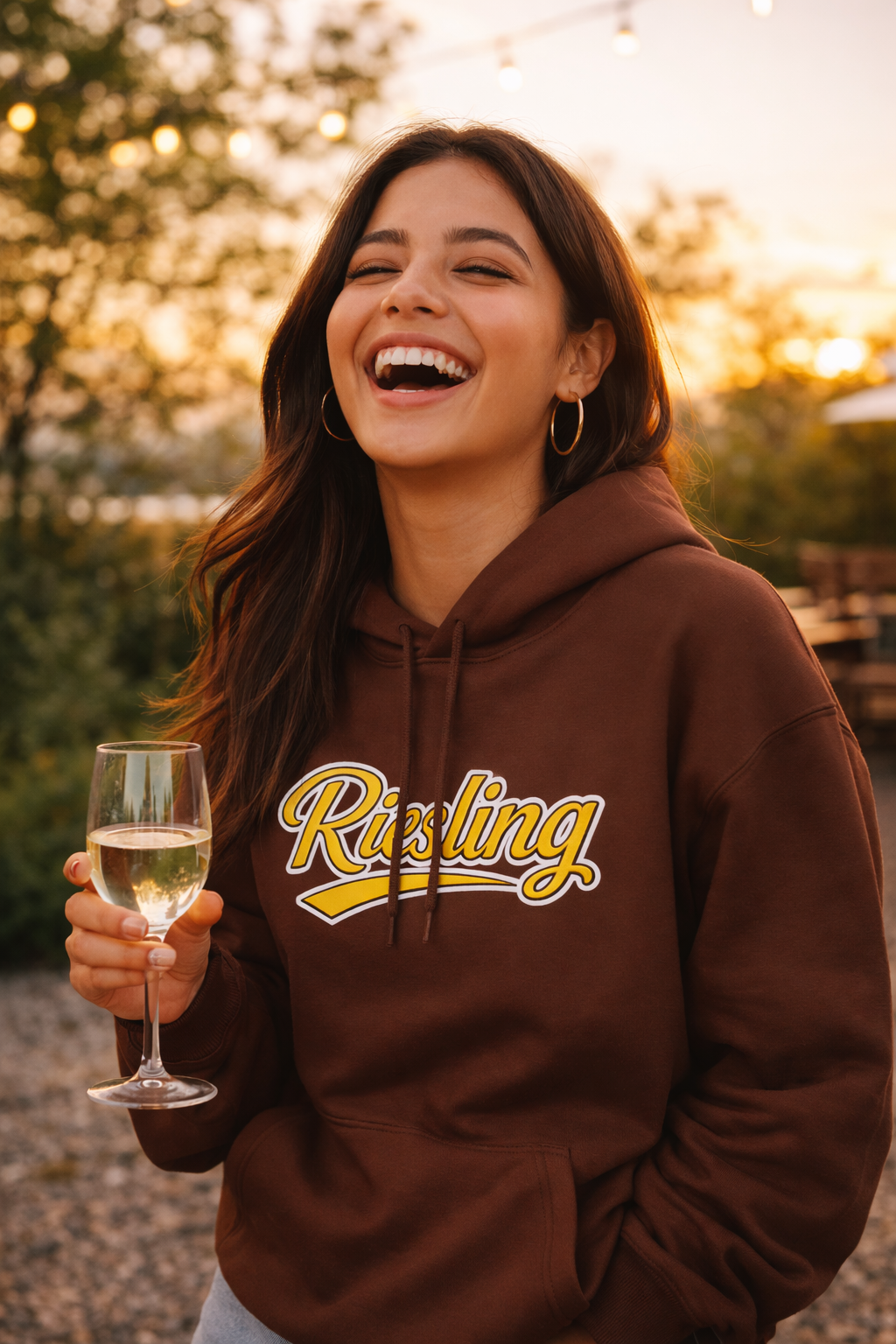"Riesling" Script Hoodie