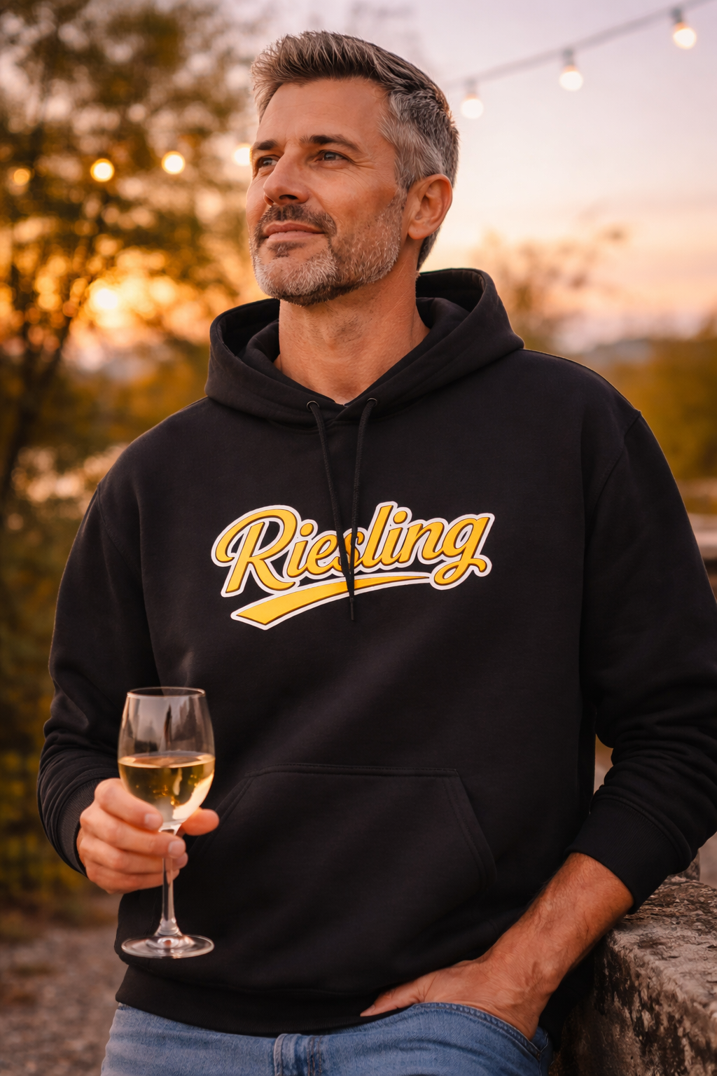 "Riesling" Script Hoodie