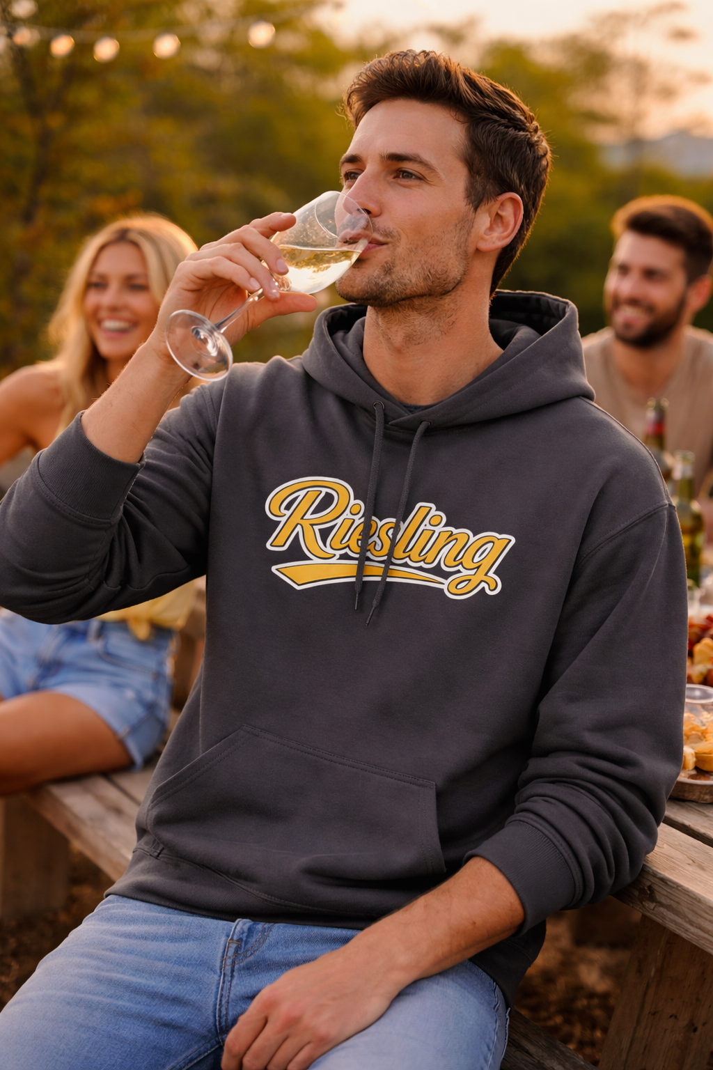 "Riesling" Script Hoodie