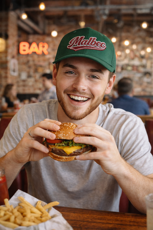 "Malbec" Embroidered Trucker Hat