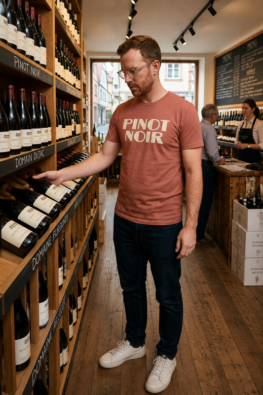 "Pinot Noir" Art Deco Style TShirt