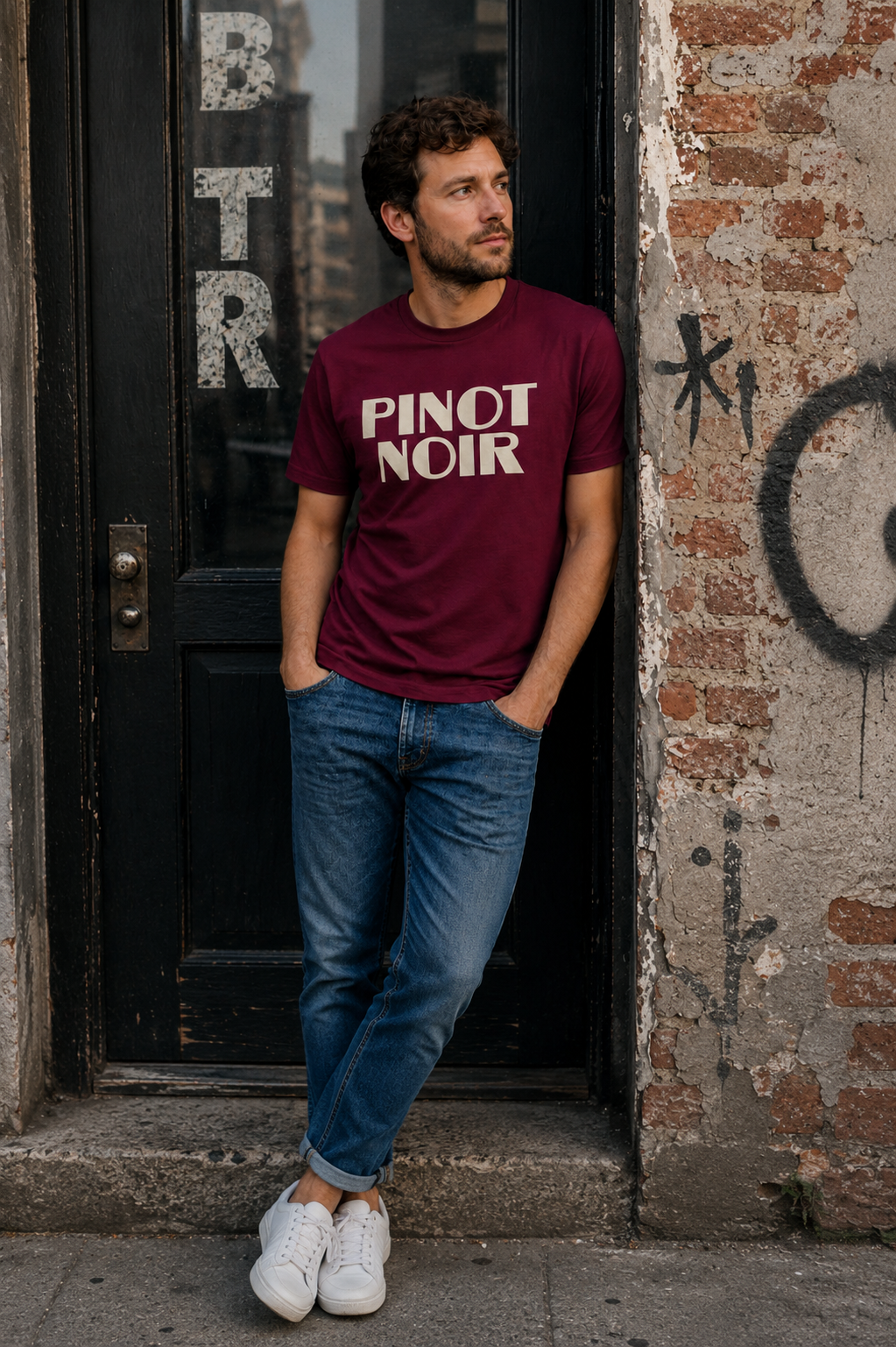 "Pinot Noir" Art Deco Style TShirt