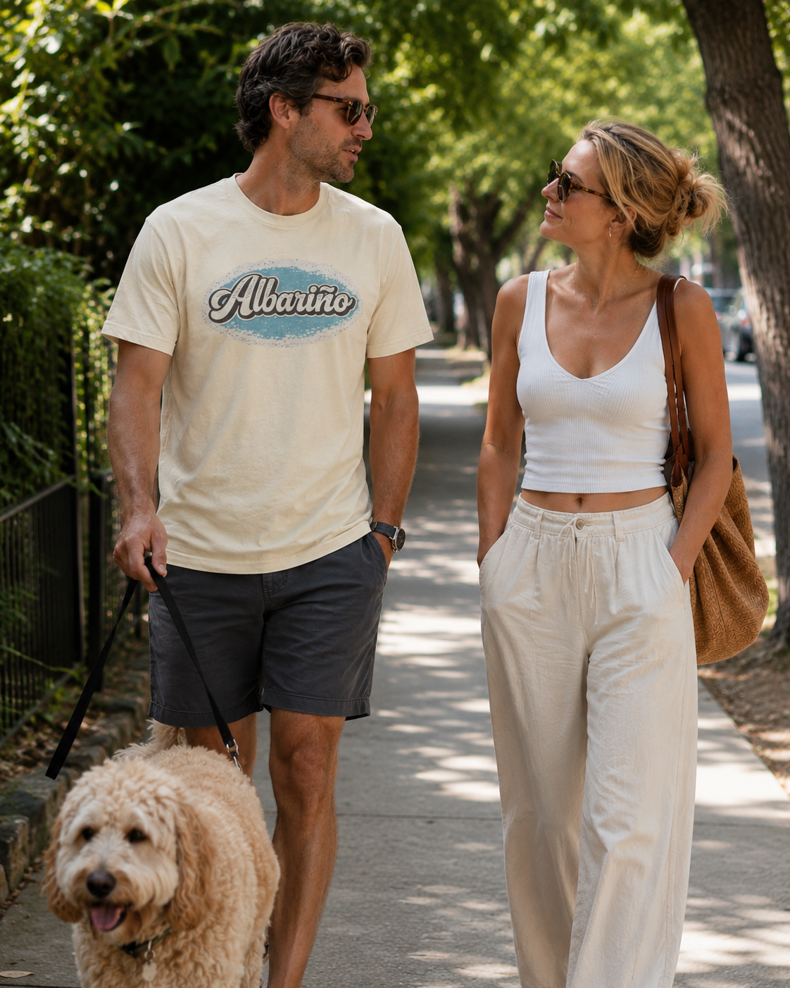 "Albariño" Retro Wine T-Shirt