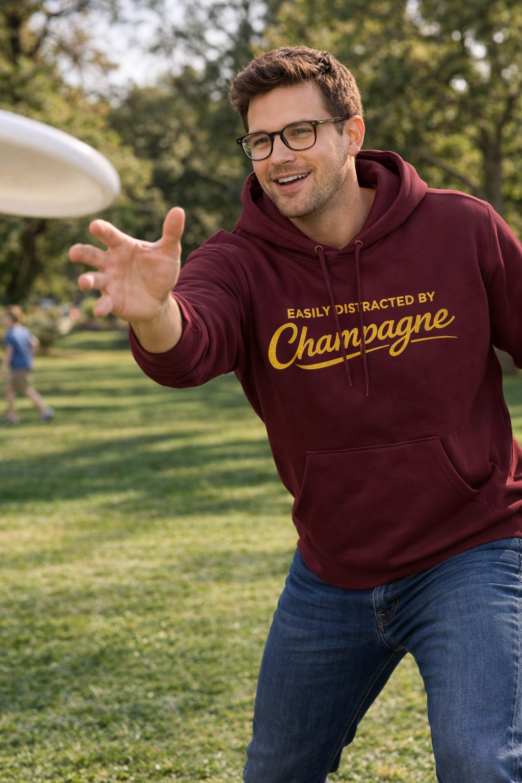 "Easily Distracted by Champagne" Hoodie