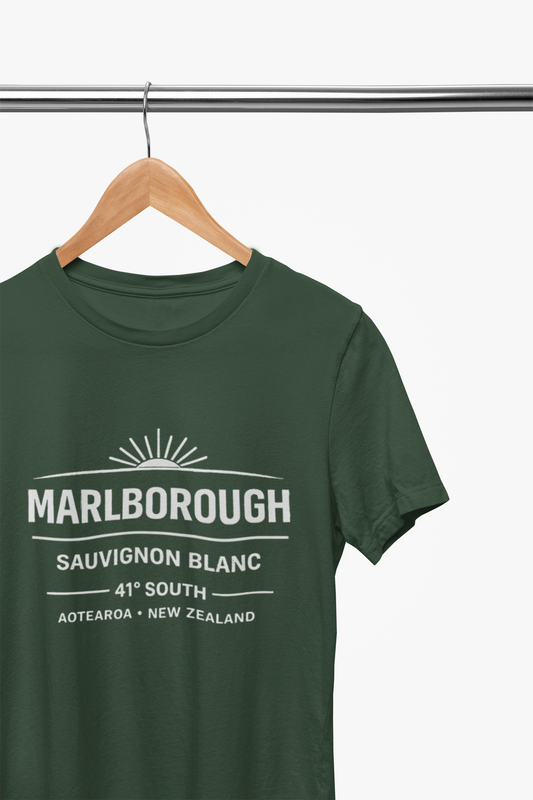 "Marlborough Sauvignon Blanc – 41° South" Wine Region T-Shirt