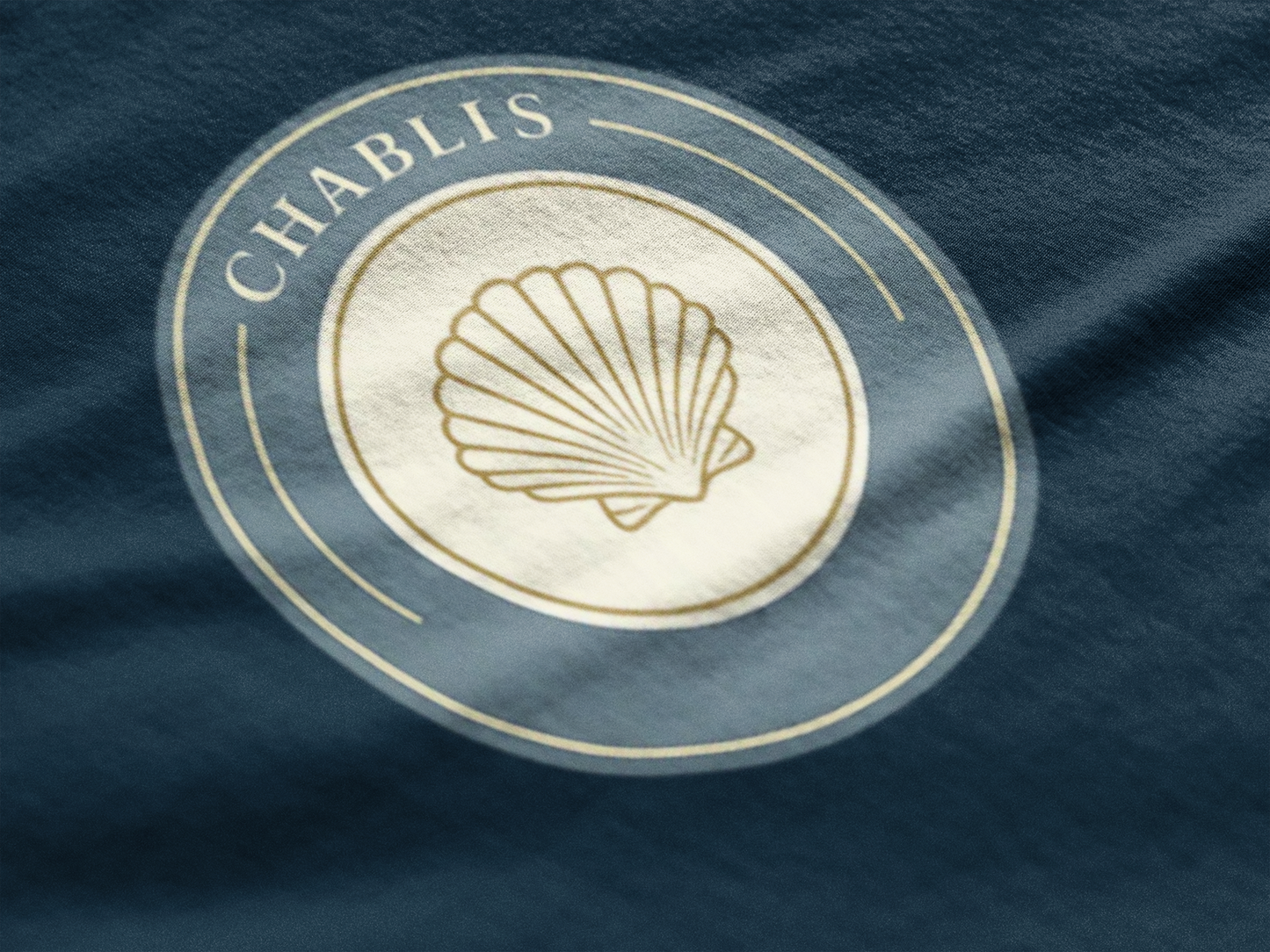 "Chablis" Crest Burgundy Chardonnay T-Shirt
