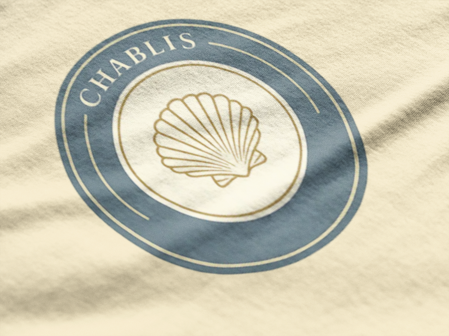 "Chablis" Crest Burgundy Chardonnay T-Shirt