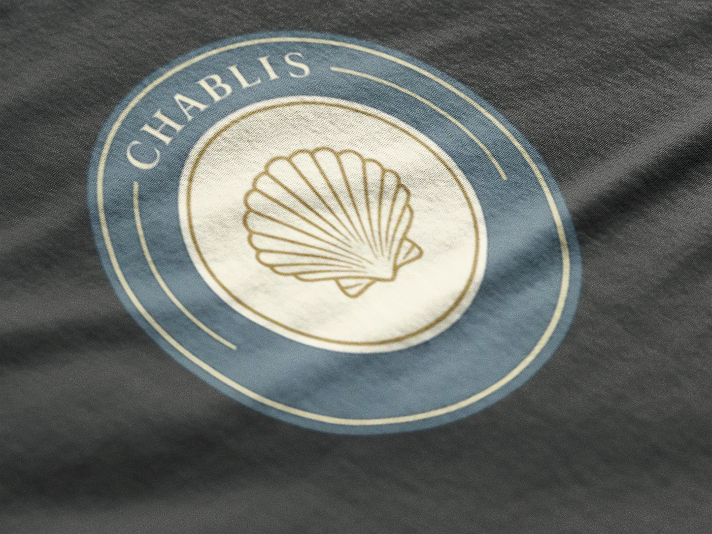 "Chablis" Crest Burgundy Chardonnay T-Shirt