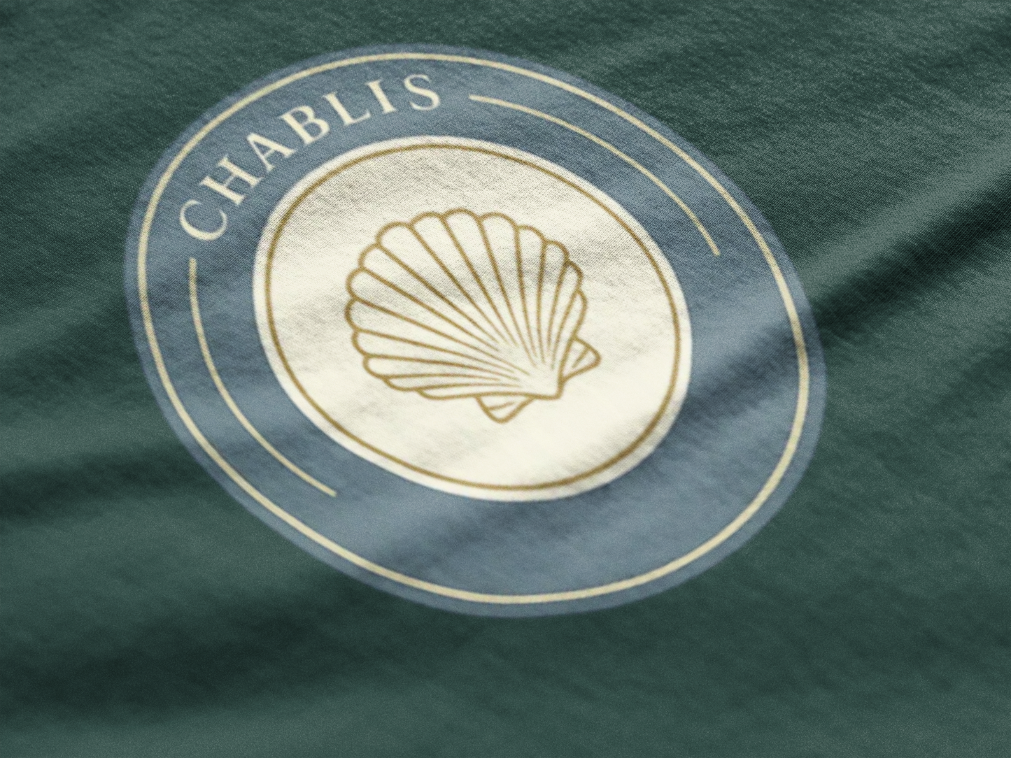 "Chablis" Crest Burgundy Chardonnay T-Shirt