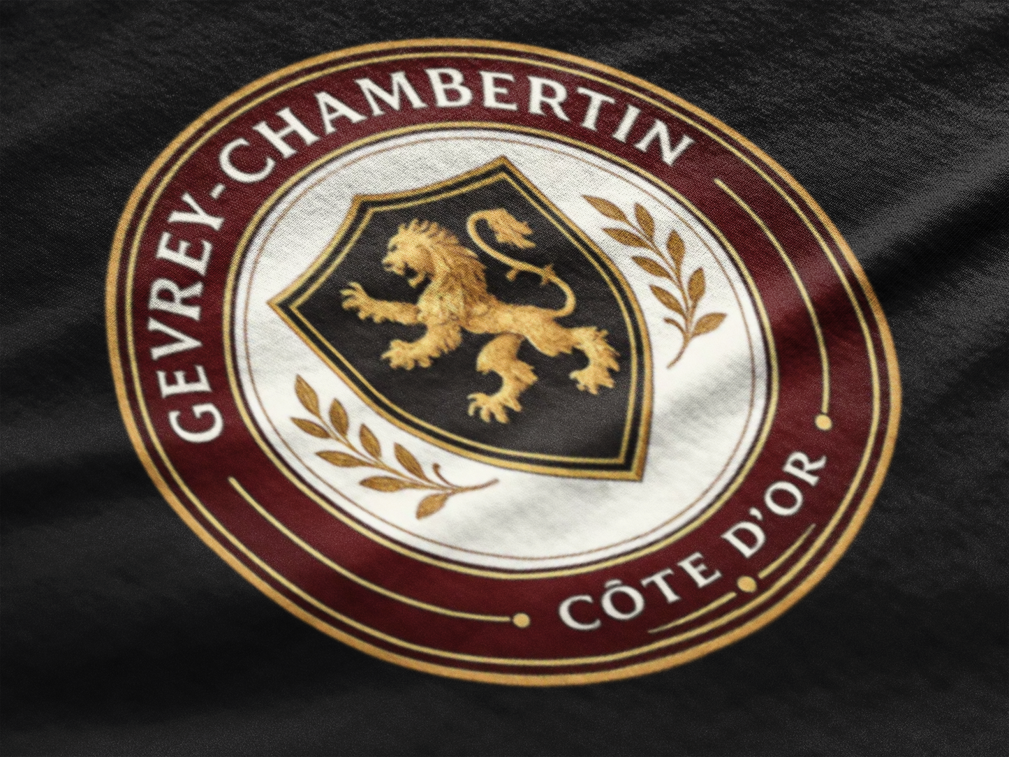 "Gevrey-Chambertin" Crest Côte de Nuits Burgundy T-Shirt