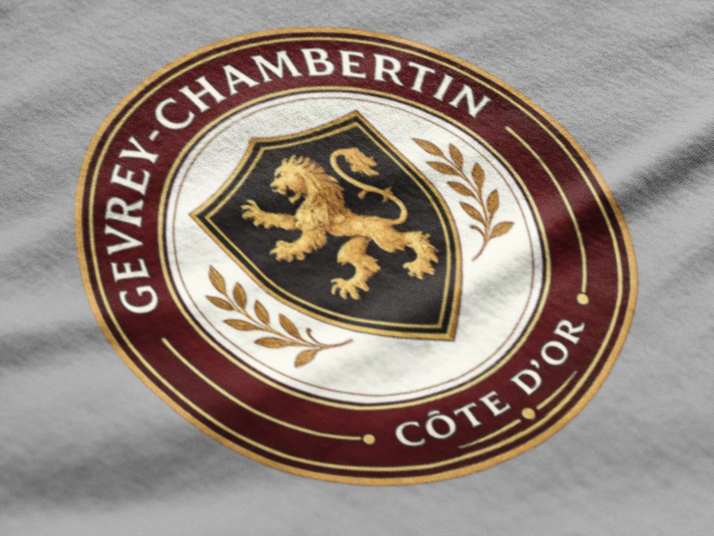"Gevrey-Chambertin" Crest Côte de Nuits Burgundy T-Shirt