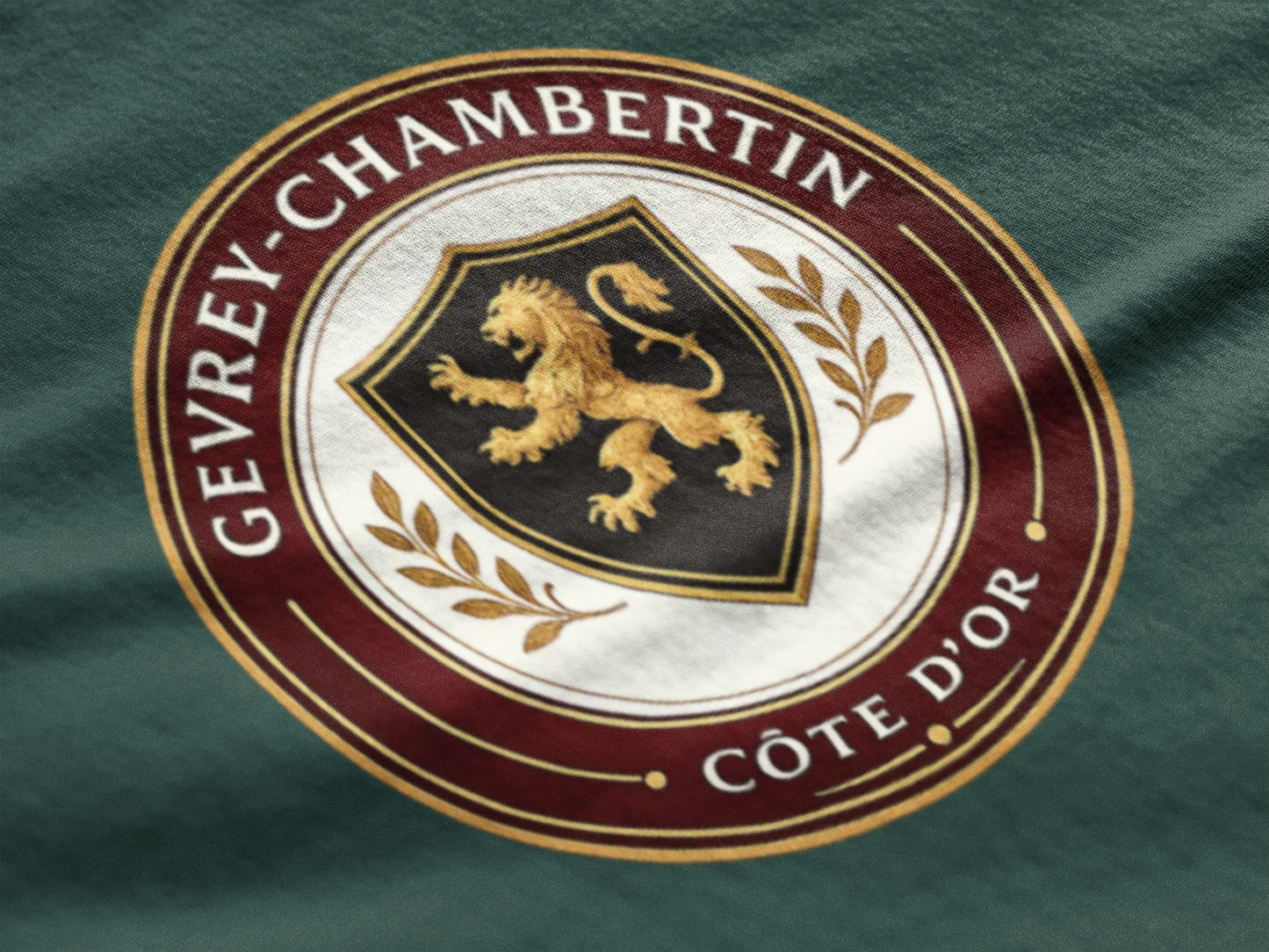"Gevrey-Chambertin" Crest Côte de Nuits Burgundy T-Shirt