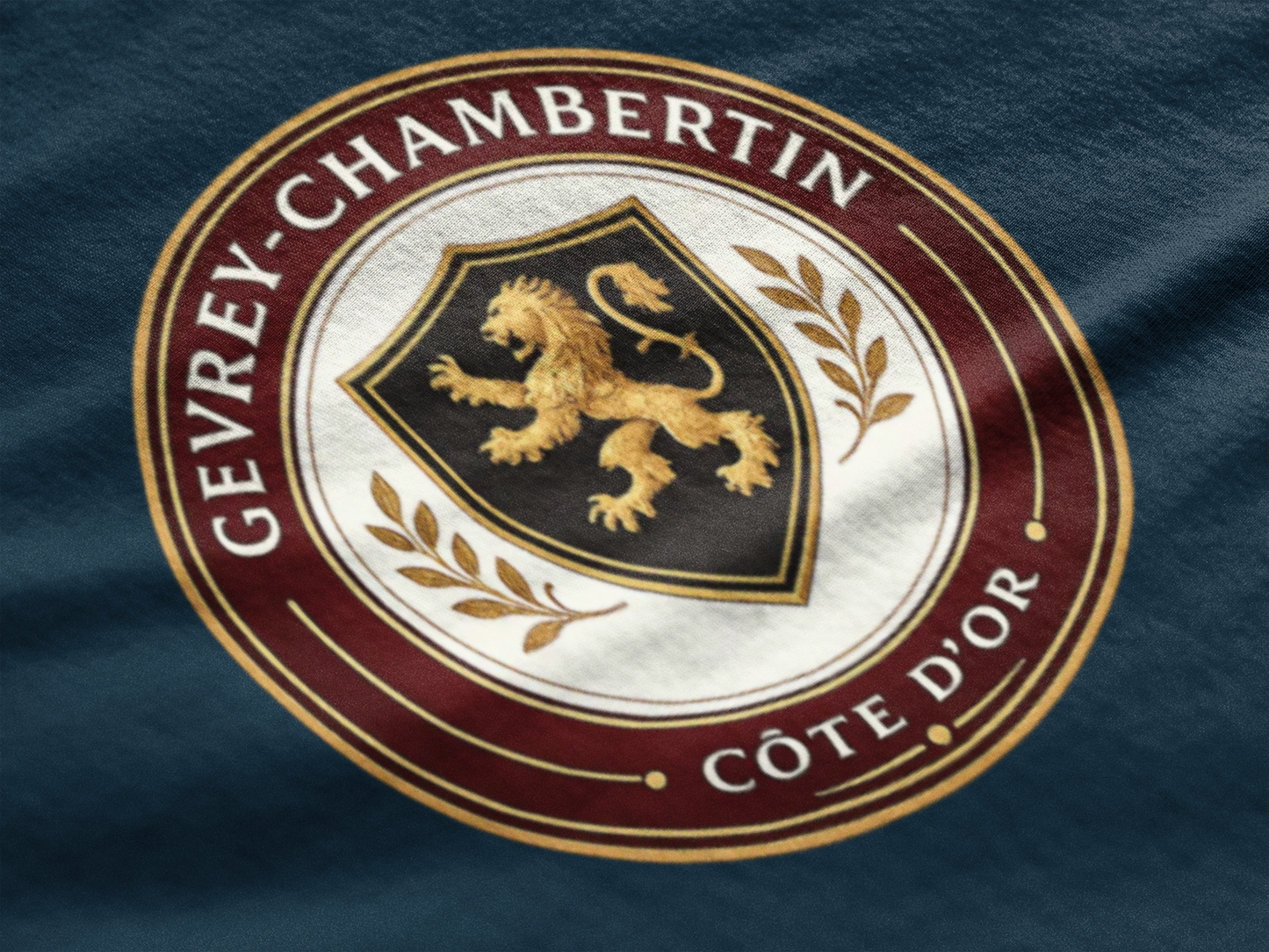"Gevrey-Chambertin" Crest Côte de Nuits Burgundy T-Shirt