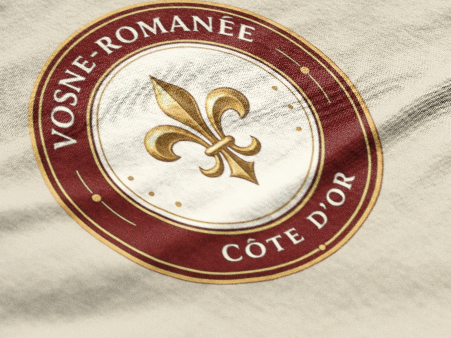 "Vosne-Romanée" Fleur Crest T-Shirt