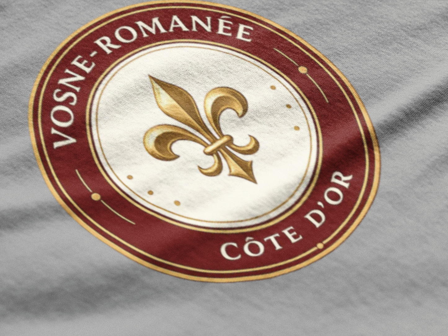 "Vosne-Romanée" Fleur Crest T-Shirt