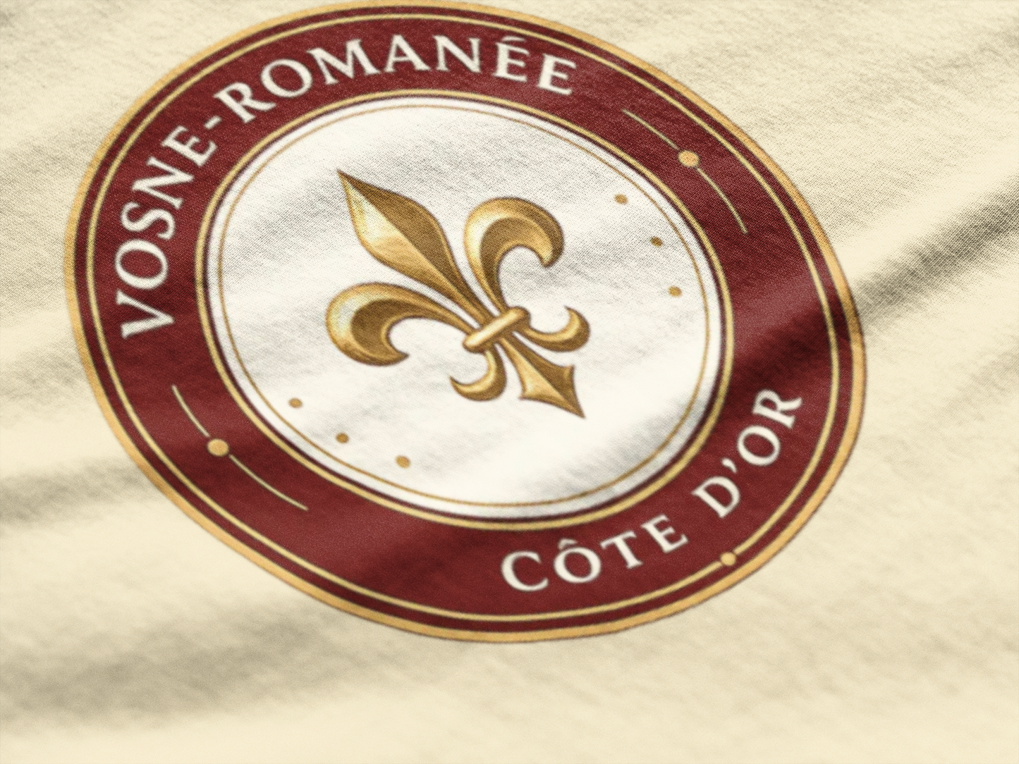 "Vosne-Romanée" Fleur Crest T-Shirt
