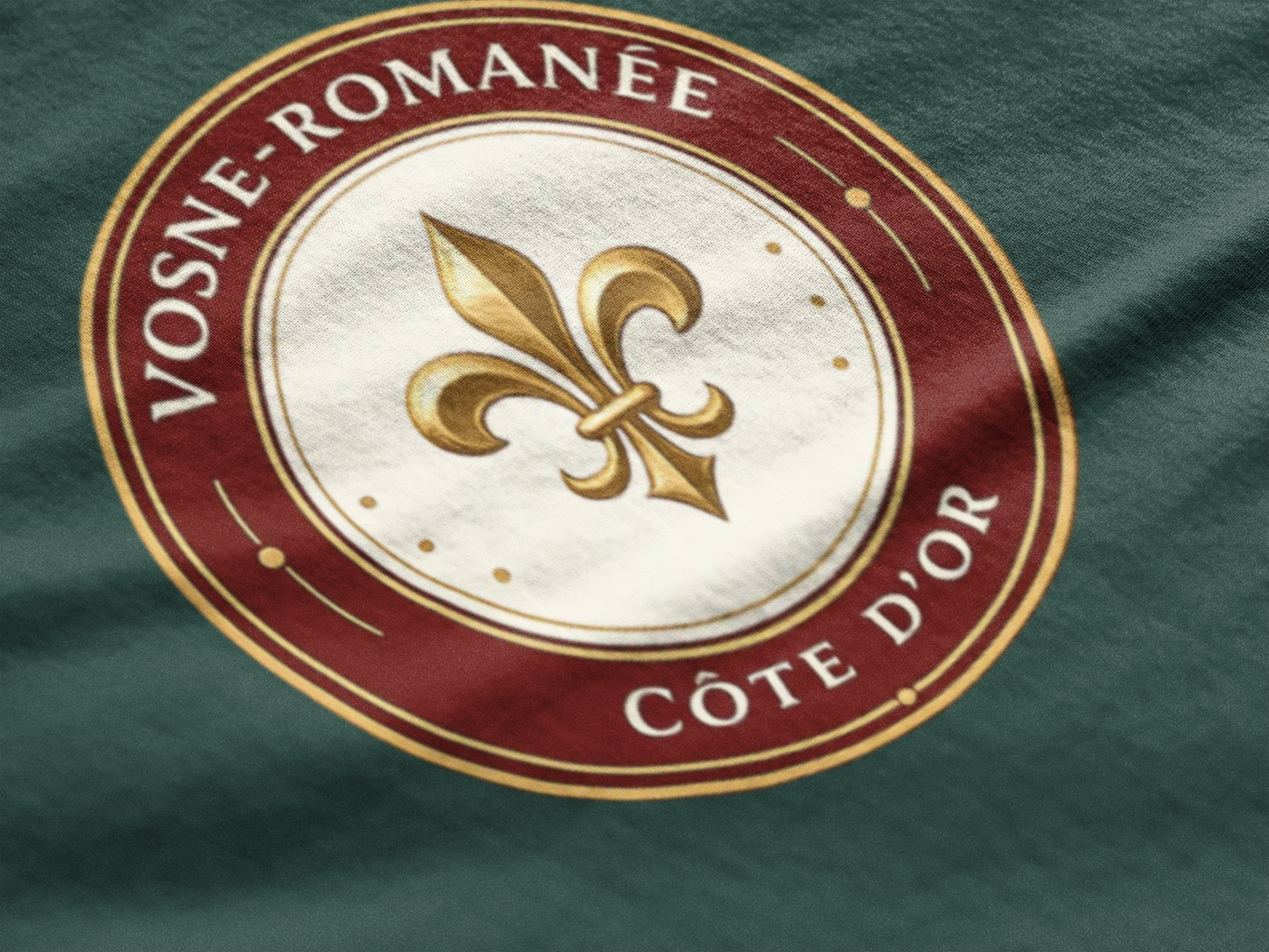 "Vosne-Romanée" Fleur Crest T-Shirt