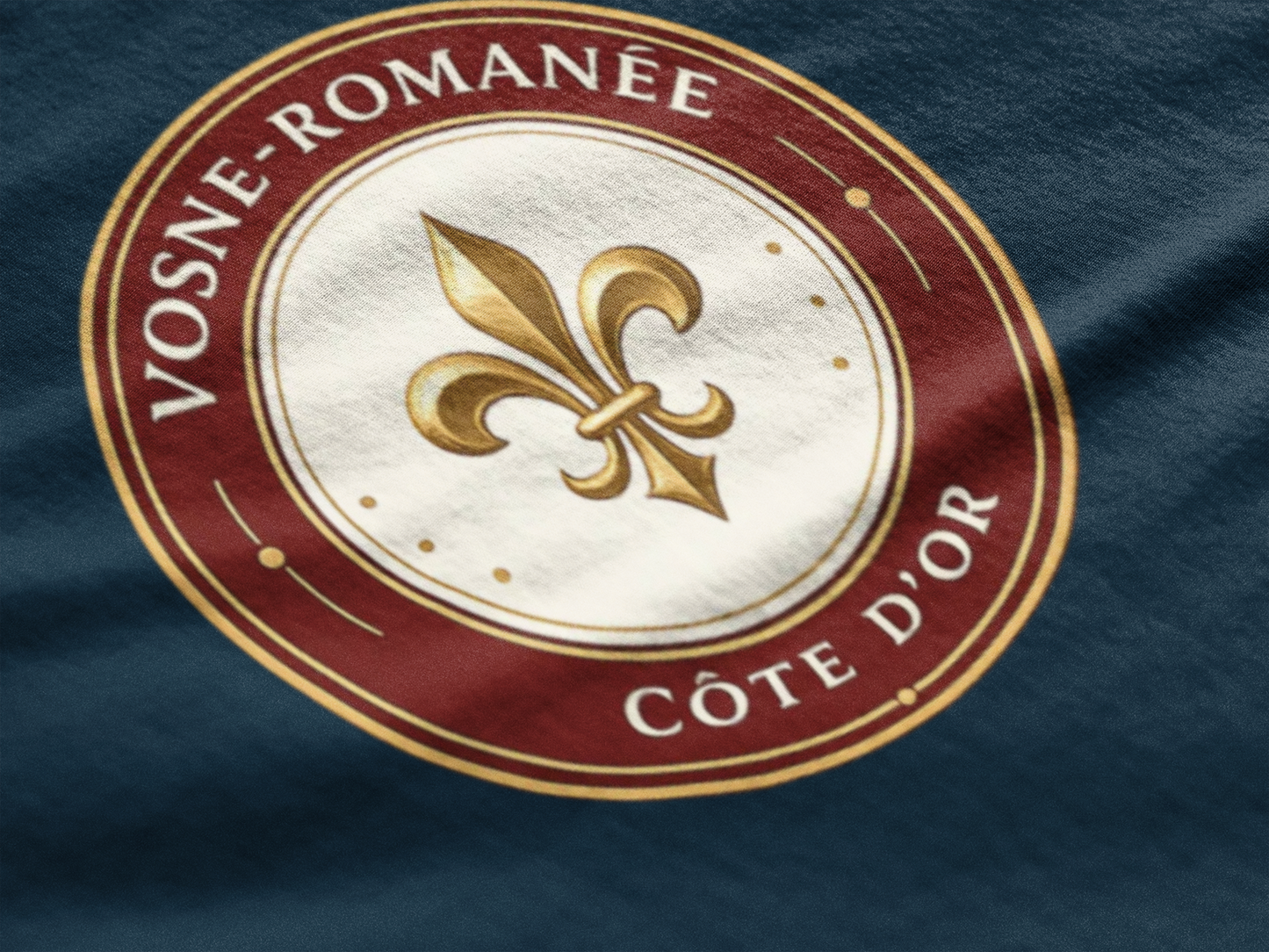 "Vosne-Romanée" Fleur Crest T-Shirt