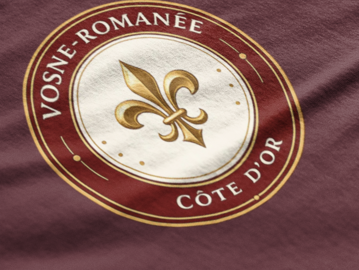 "Vosne-Romanée" Fleur Crest T-Shirt