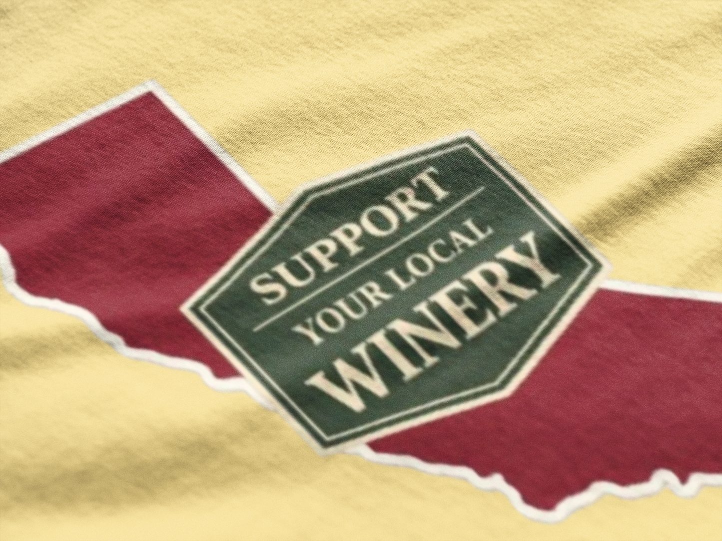 "Support Your Local Winery" California Wine Lover T-Shirt