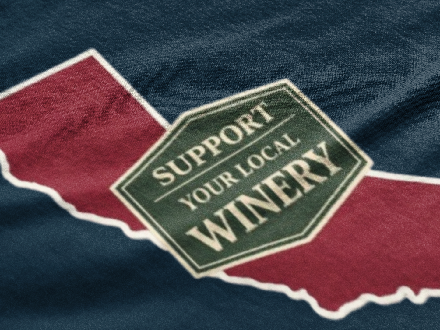 "Support Your Local Winery" California Wine Lover T-Shirt