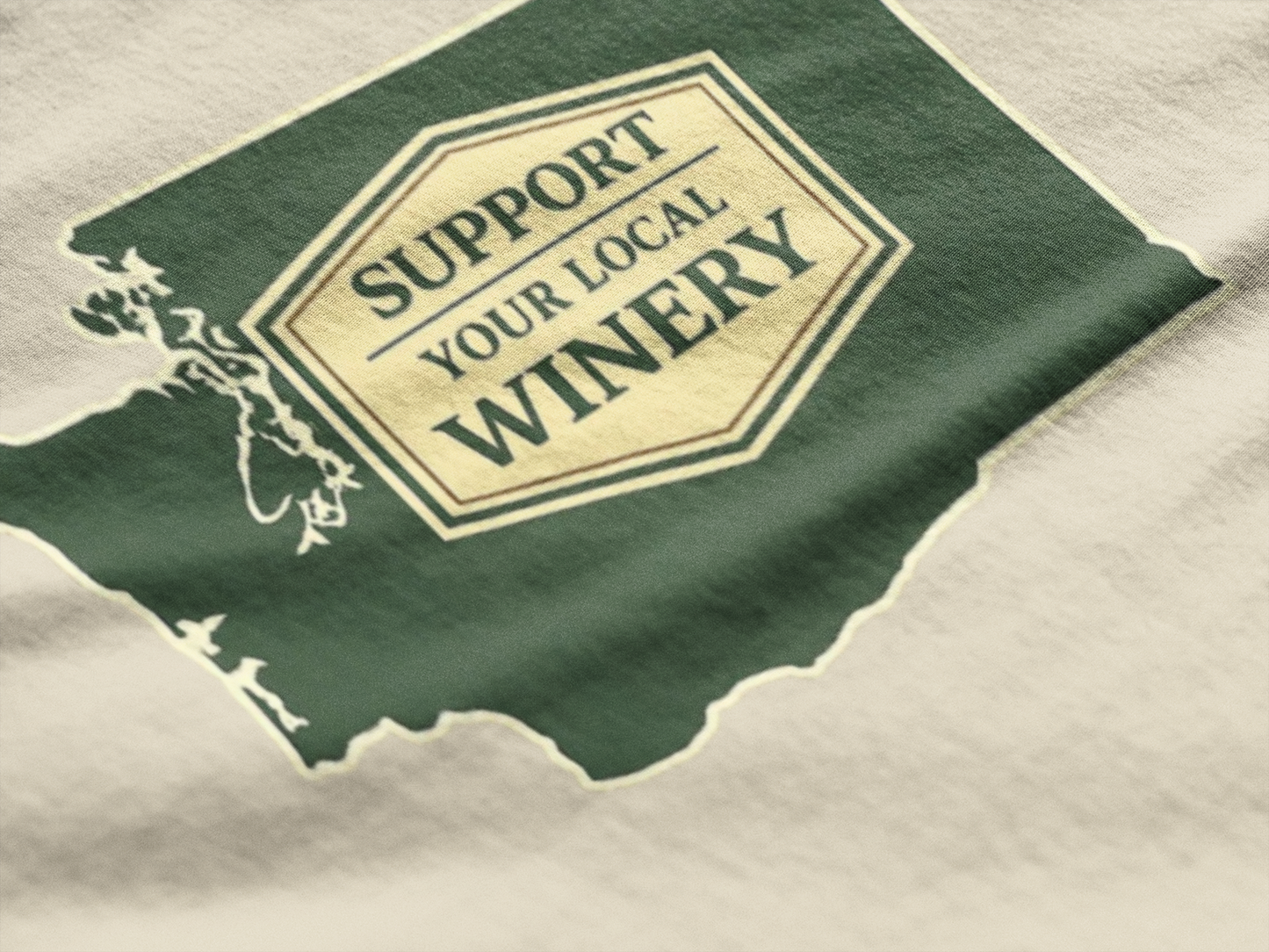 "Support Your Local Winery" Washington State T-Shirt