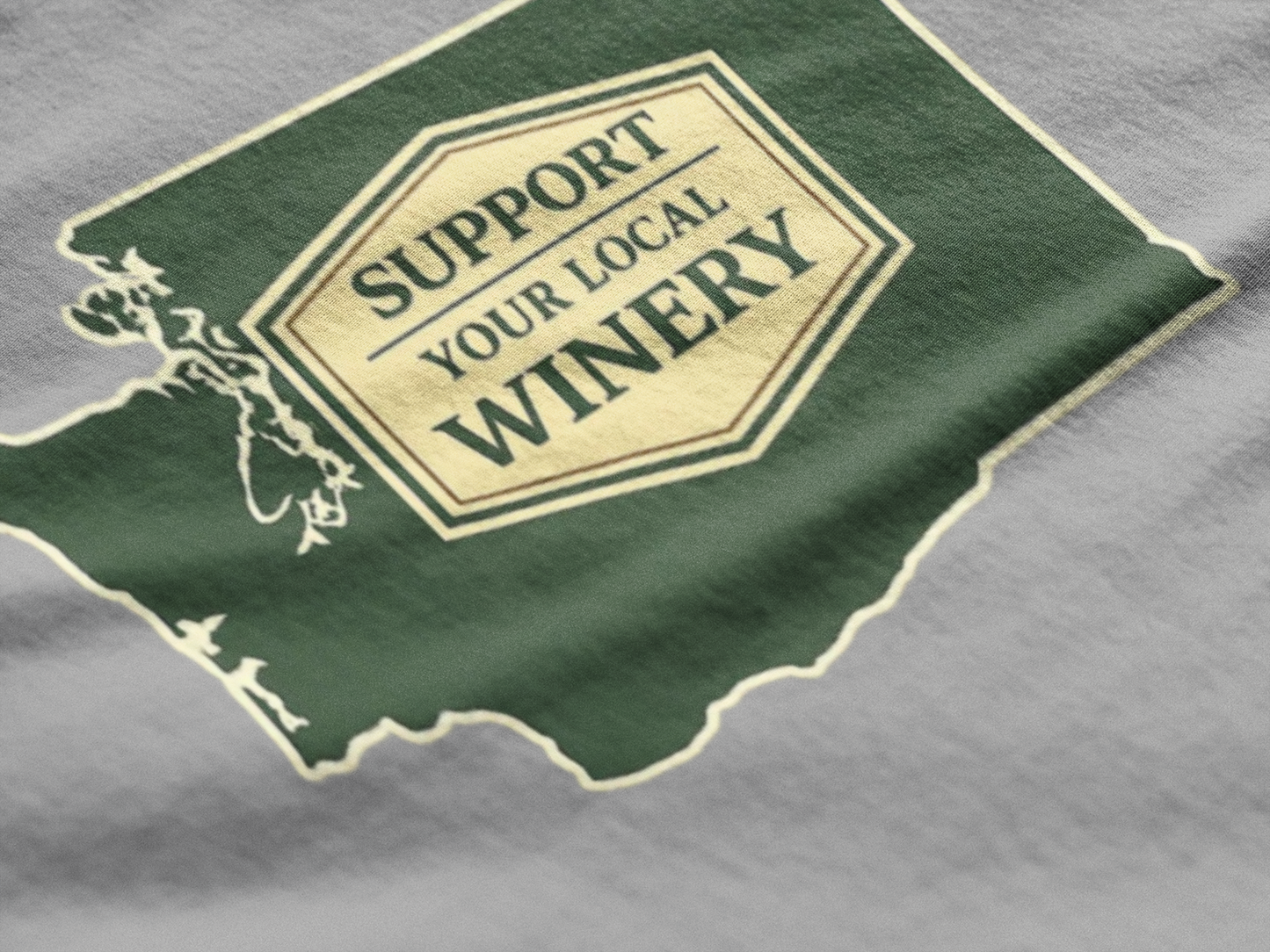 "Support Your Local Winery" Washington State T-Shirt
