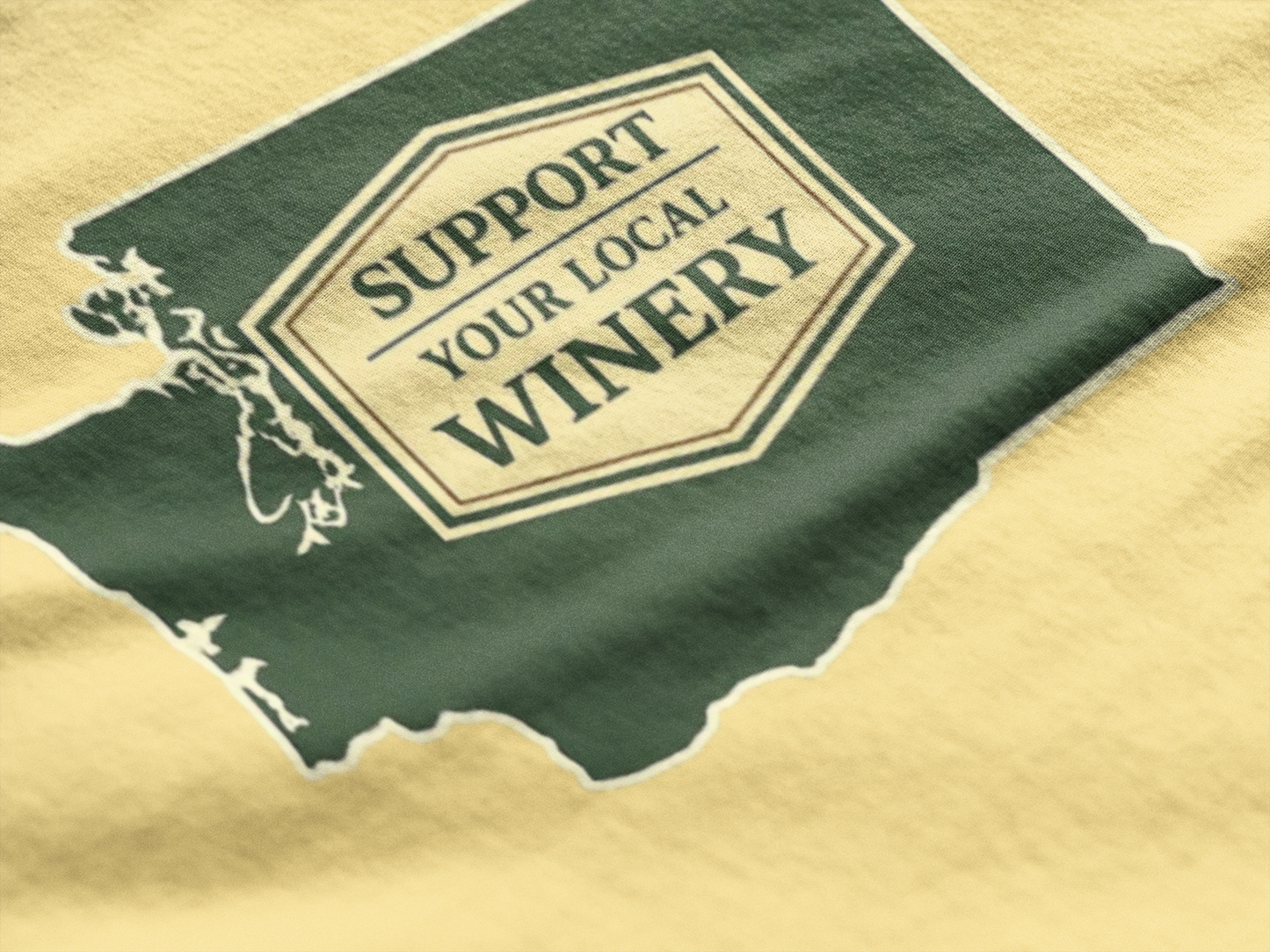 "Support Your Local Winery" Washington State T-Shirt