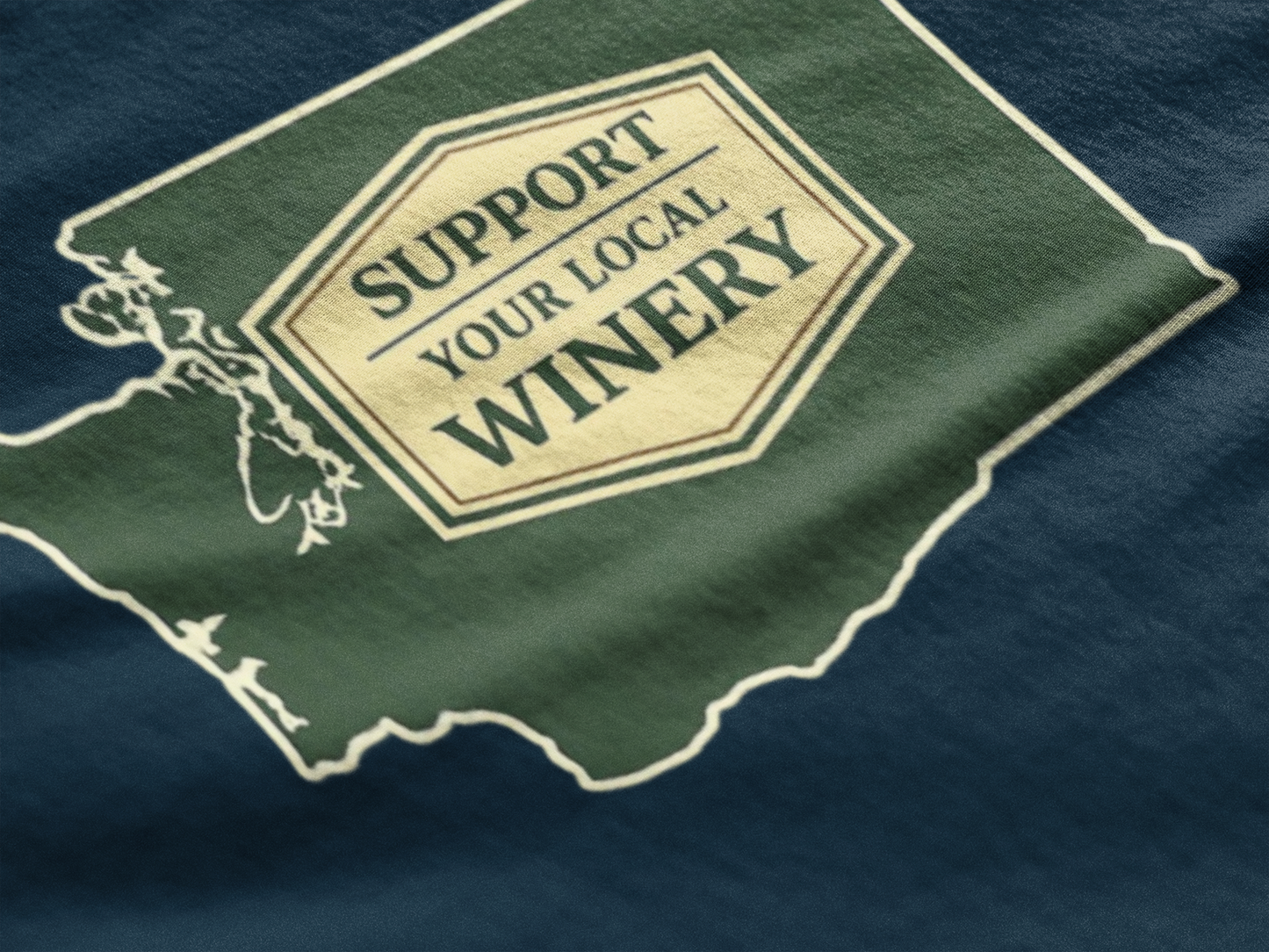 "Support Your Local Winery" Washington State T-Shirt