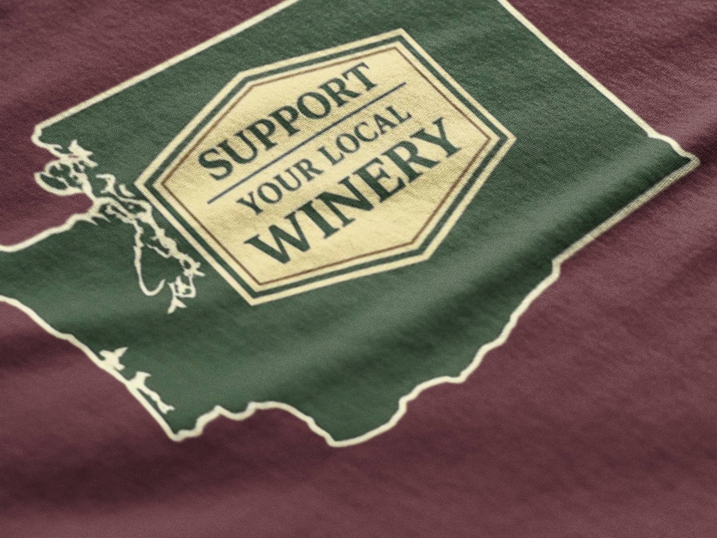 "Support Your Local Winery" Washington State T-Shirt