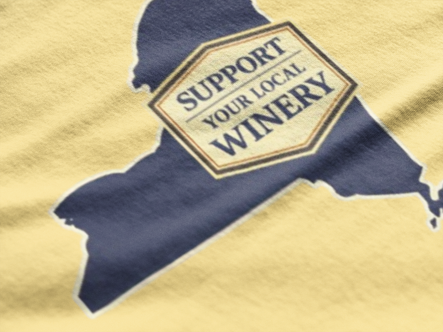 "Support Your Local Winery New York Shirt", New York State Wine Lover T-Shirt